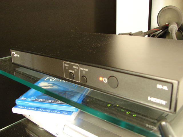 Optoma 3D-XL (panel czołowy)